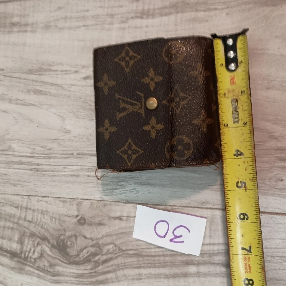 Authentic Louis Vuitton Monogram Portefeiulle Elise Trifold Wallet
